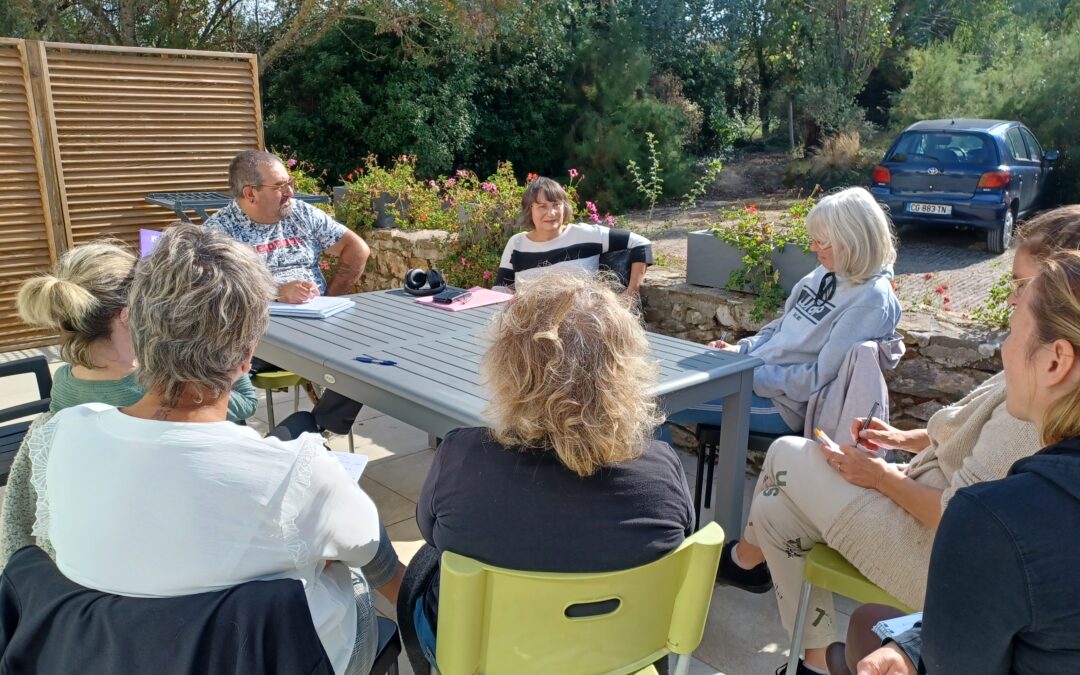 Intervention de Michèle FOUGERAY auprès des stagiaires ADVF