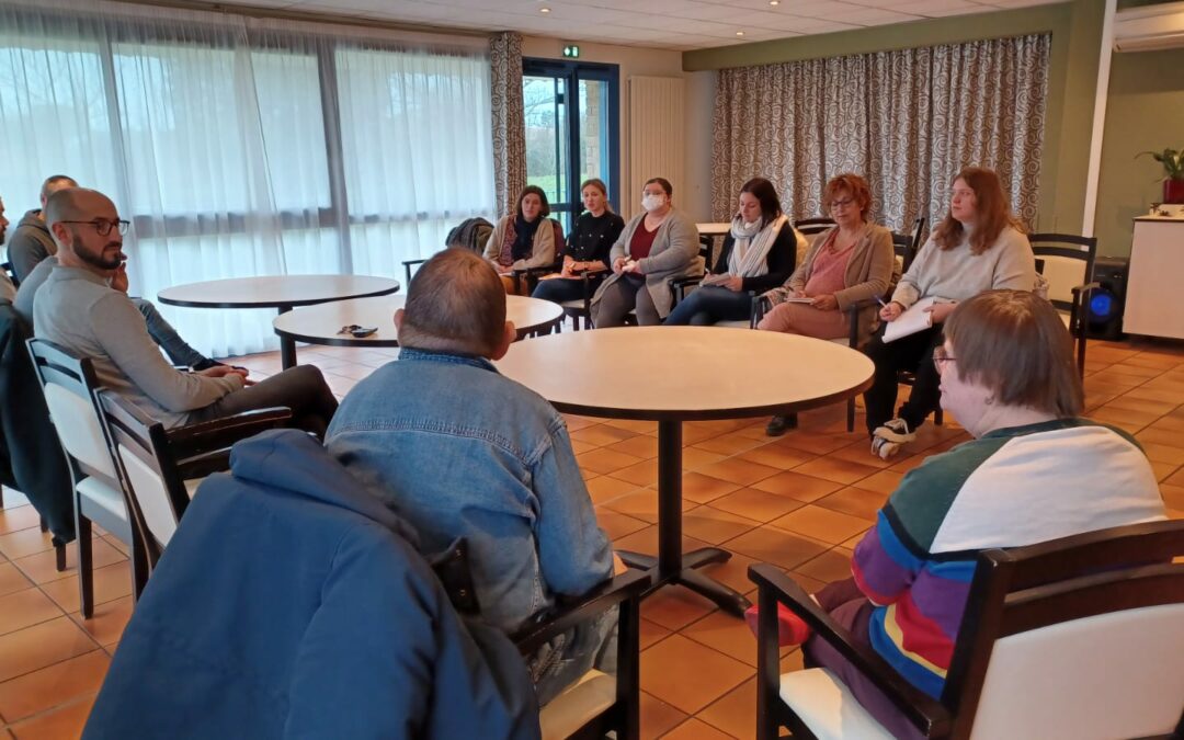 Visite de foyer pour personne en situation de handicap