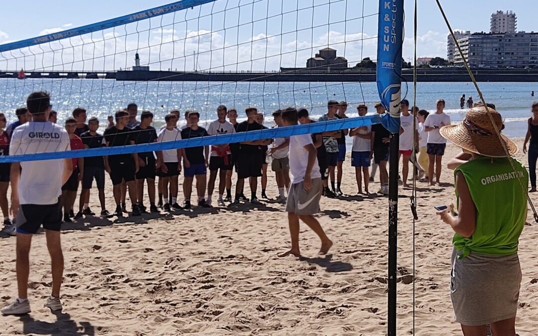 Beach Volley pour les élèves de 1ère Bac Pro SAPAT